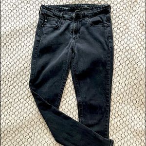 AG super skinny ankle, black, size 26R